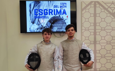 Àlex Uria i Hèctor Romero, nous sel·leccionats pel campionat d'esgrima | Sergi Park